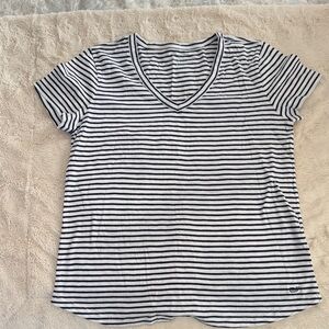 Vineyard Vines Striped V-Neck Women's Top